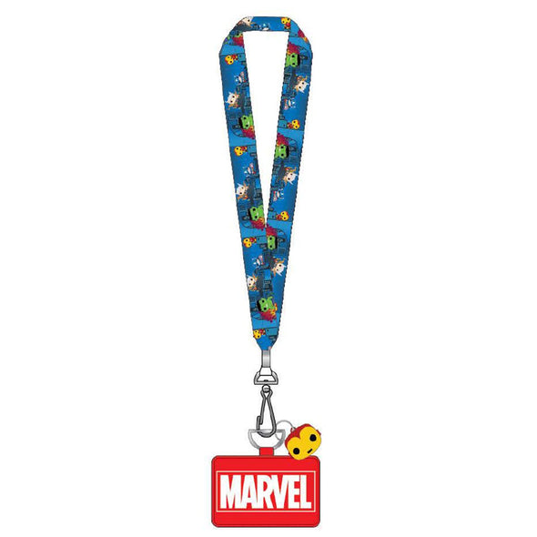 Pop by Loungefly Marvel Logo Lanyard with Cardholder
