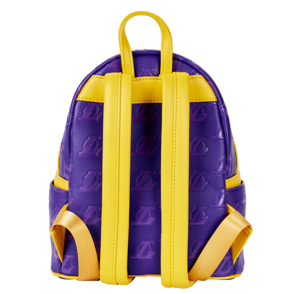 Loungefly NBA Lakers Debossed Logo Mini Backpack