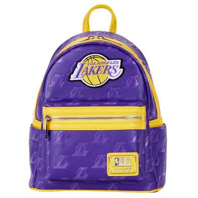 Loungefly NBA Lakers Debossed Logo Mini Backpack