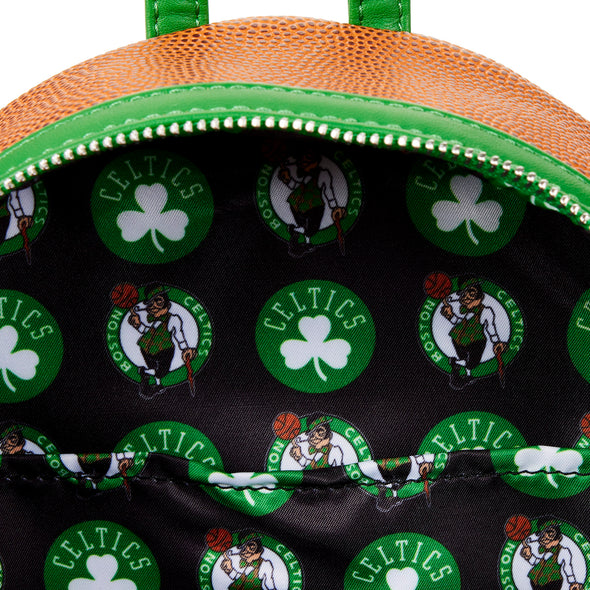 Loungefly NBA Boston Celtics Basketball Mini Backpack