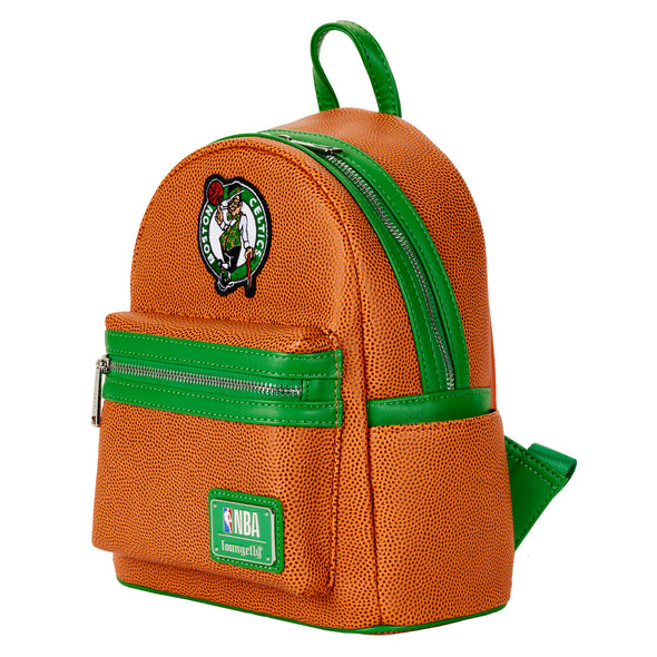 Loungefly NBA Boston Celtics Basketball Mini Backpack