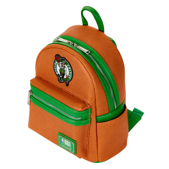 Loungefly NBA Boston Celtics Basketball Mini Backpack