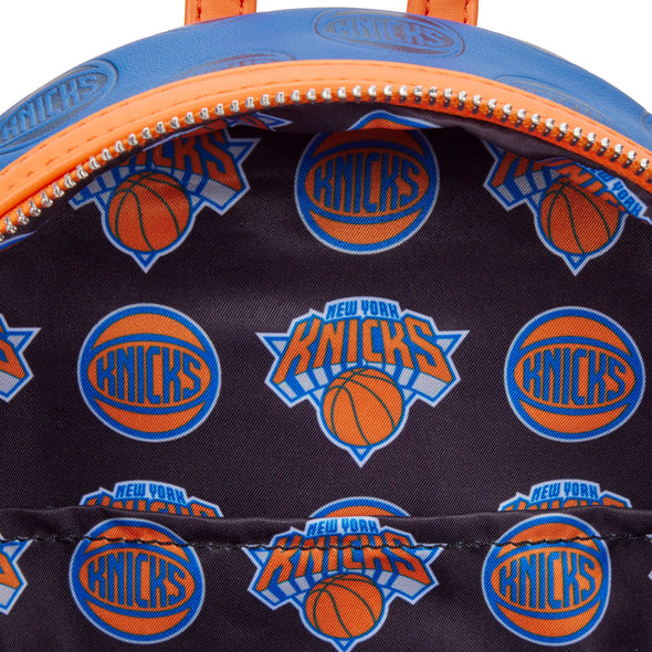 Loungefly NBA NY Knicks Debossed Logo Mini Backpack