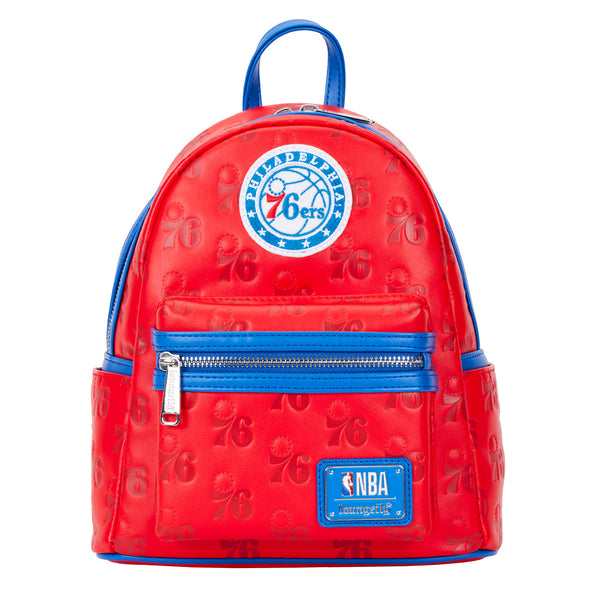 Loungefly NBA Philadelphia 76ers Debossed Logo Mini Backpack