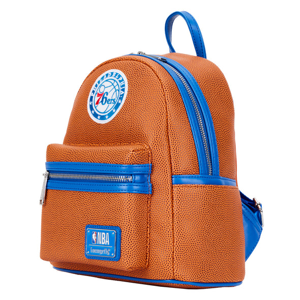 Loungefly NBA Philadelphia 76ers Basketball Mini Backpack
