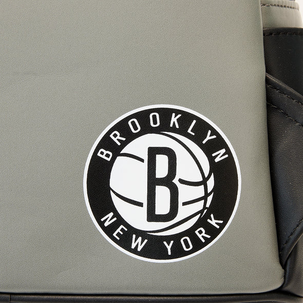 Loungefly NBA Brooklyn Nets Patch Icons Mini Backpack