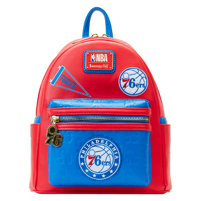 Loungefly NBA Philadelphia 76ers Patch Icons Mini Backpack