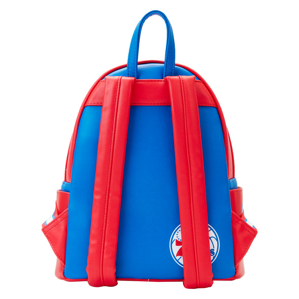 Loungefly NBA Philadelphia 76ers Patch Icons Mini Backpack