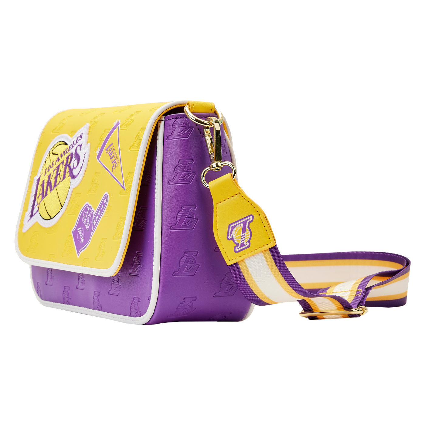 Loungefly NBA LA Lakers Debossed Logo Crossbody Bag – Modern Pinup