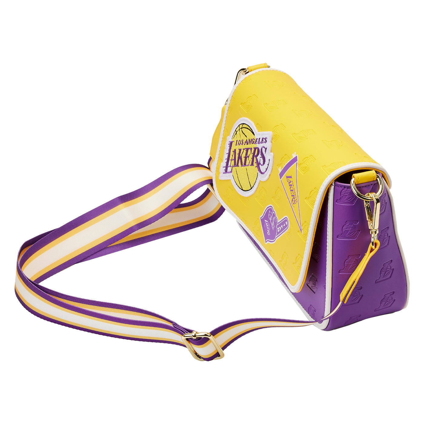 Loungefly NBA LA Lakers Debossed Logo Crossbody Bag – Modern Pinup