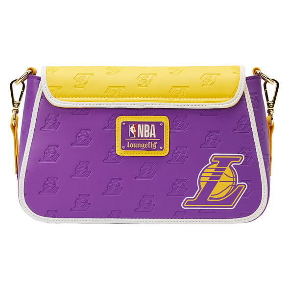 Loungefly NBA LA Lakers Patch Icons Crossbody