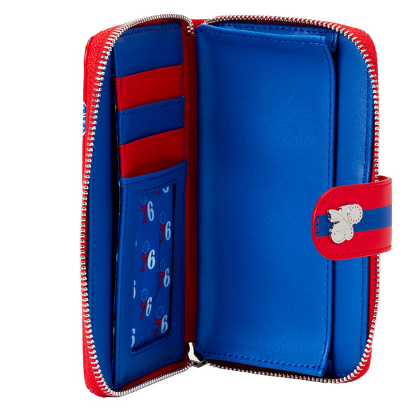 Loungefly NBA Philadelphia 76ers Logo Wallet