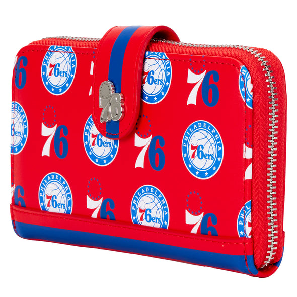 Loungefly NBA Philadelphia 76ers Logo Wallet