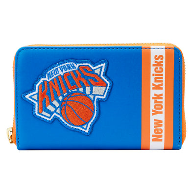 Loungefly NBA New York Knicks Patch Icons Zip Around Wallet