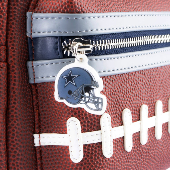 Loungefly NFL Dallas Cowboys Pigskin Logo Mini Backpack