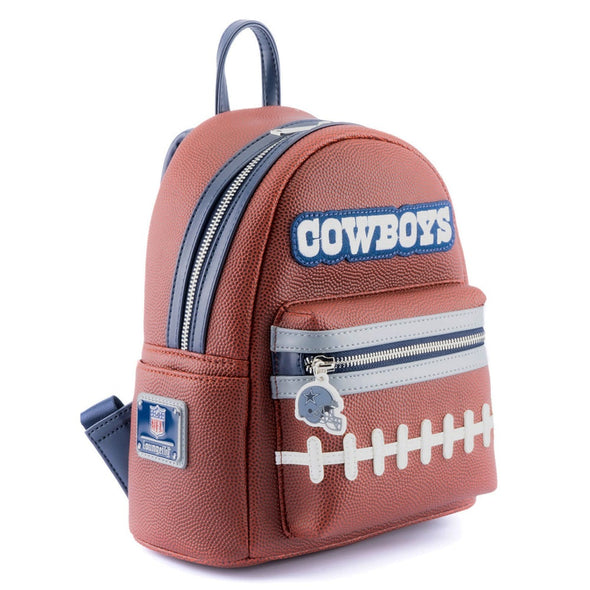 Loungefly NFL Dallas Cowboys Pigskin Logo Mini Backpack