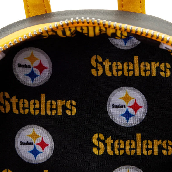Loungefly NFL Pittsburgh Steelers Patches Mini Backpack