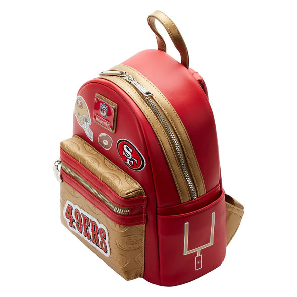 Loungefly NFL San Francisco 49ers Patches Mini Backpack