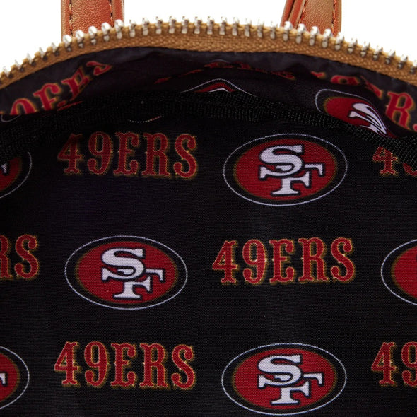 Loungefly NFL San Francisco 49ers Patches Mini Backpack