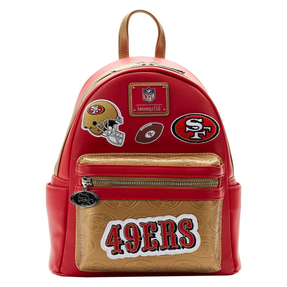 Loungefly NFL San Francisco 49ers Patches Mini Backpack