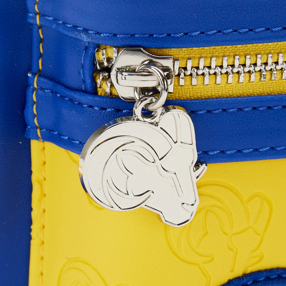 Loungefly NFL LA Rams Patches Mini Backpack