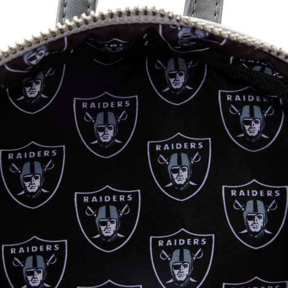 Loungefly NFL LV Raiders Patches Mini Backpack