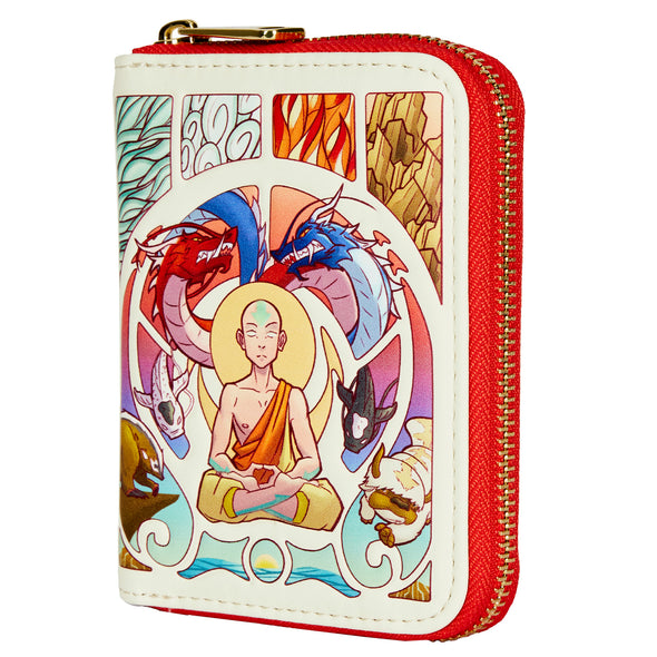Loungefly Avatar Aang Meditation Zip Around Wallet