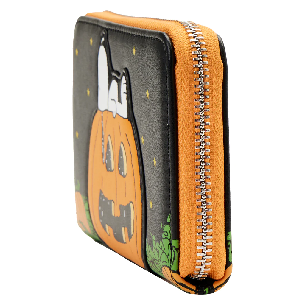 Loungefly Peanuts Great Pumpkin Snoopy Zip Around Wallet