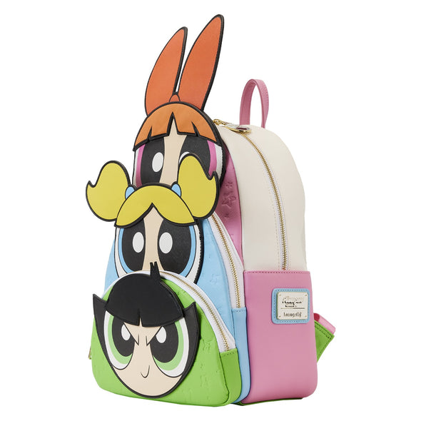 Loungefly Powerpuff Girls Triple Pocket Mini Backpack (CHECK DIMENSIONS)