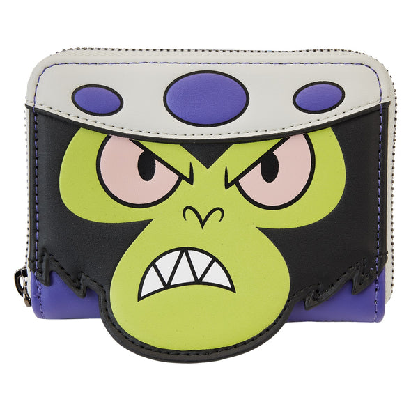Loungefly Powerpuff Girls Mojo Jojo Cosplay Glow Zip Around Wallet