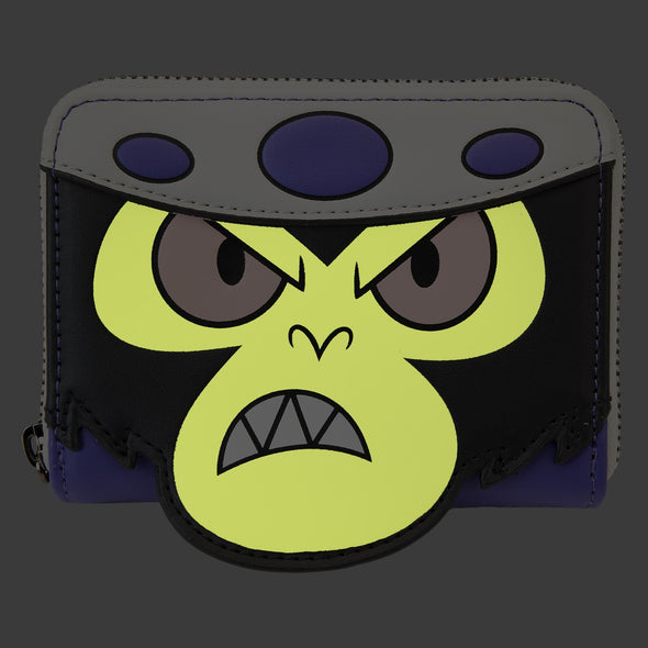 Loungefly Powerpuff Girls Mojo Jojo Cosplay Glow Zip Around Wallet