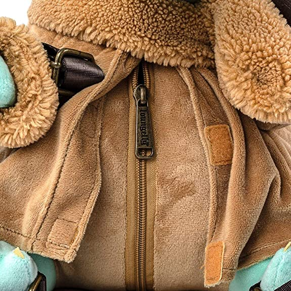 Loungefly Star Wars Baby Yoda Grogu Plush Backpack