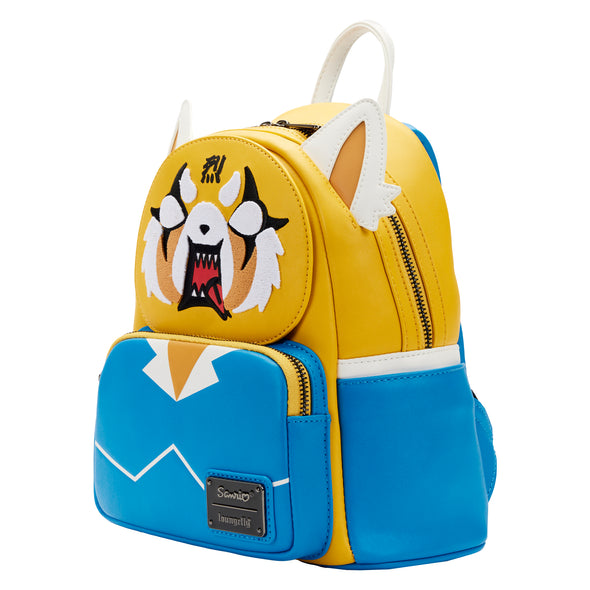 Loungefly Sanrio Aggretsuko Two Face Cosplay Mini Backpack