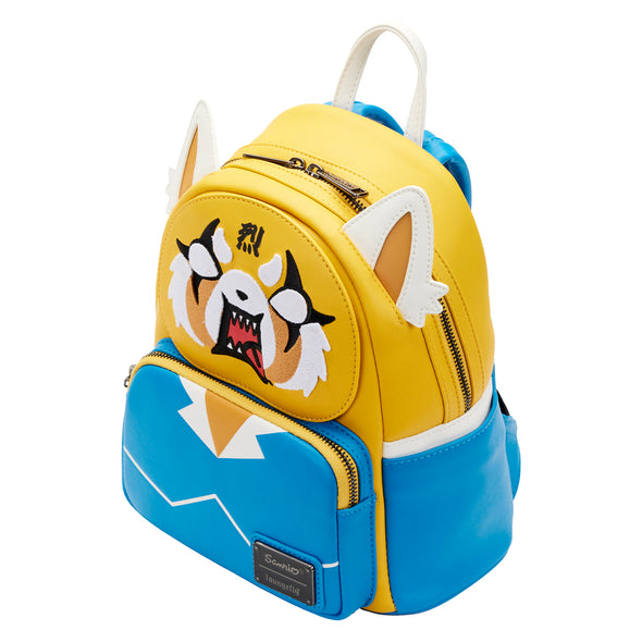 Loungefly Sanrio Aggretsuko Two Face Cosplay Mini Backpack