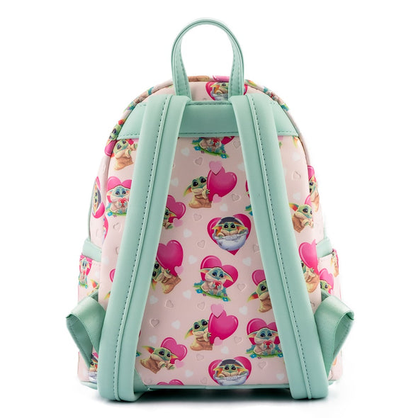 Loungefly Star Wars Mandalorian Grogu Valentines Backpack