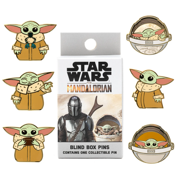 Loungefly Star Wars Mandalorian The Child Baby Yoda Grogu Blind Box Enamel Pin