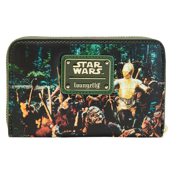 Loungefly Star Wars Scenes Return of the Jedi Zip Around Wallet