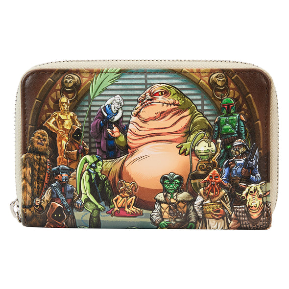 Loungefly Star Wars Return of The Jedi 40th Anniversary Jabbas Palace Zip Around Wallet