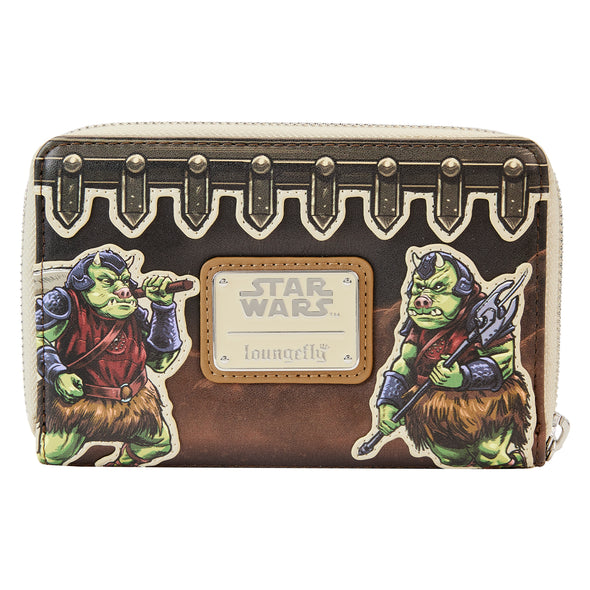 Loungefly Star Wars Return of The Jedi 40th Anniversary Jabbas Palace Zip Around Wallet