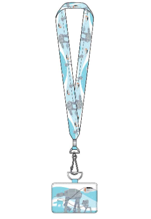 Loungefly Star Wars Empire Strikes Back 40th Anniversary Lanyard with Cardholder