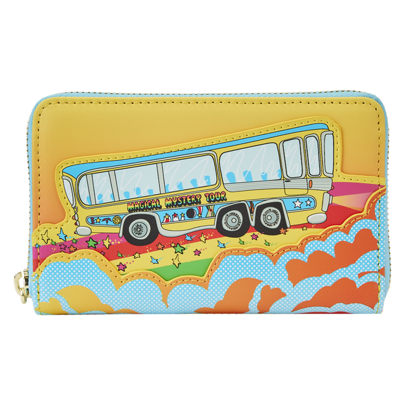 Loungefly The Beatles Magical Mystery Tour Bus Zip Around Wallet