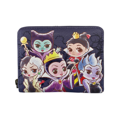 Modern Pinup Exclusive Loungefly Disney Villains Chibi Wallet