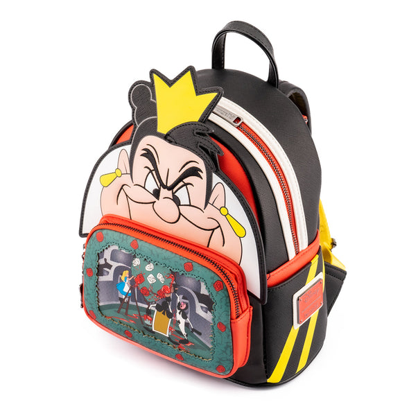 Loungefly Disney Villains Scene Series Queen of Hearts Mini Backpack