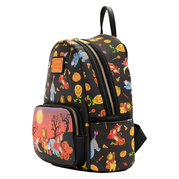 Loungefly Disney Winnie the Pooh Halloween Group Mini Backpack