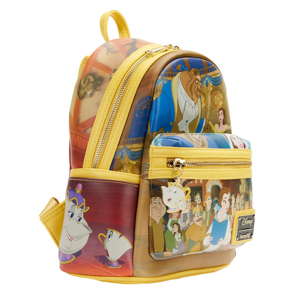 Loungefly Disney Beauty and the Beast Belle Princess Scene Mini Backpack