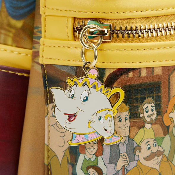 Loungefly Disney Beauty and the Beast Belle Princess Scene Mini Backpack