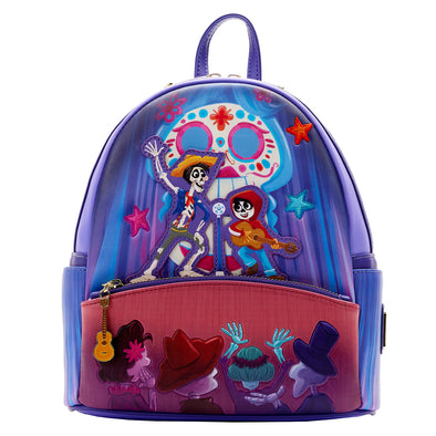 Loungefly Pixar Moments Miguel and Hector Performance Mini Backpack