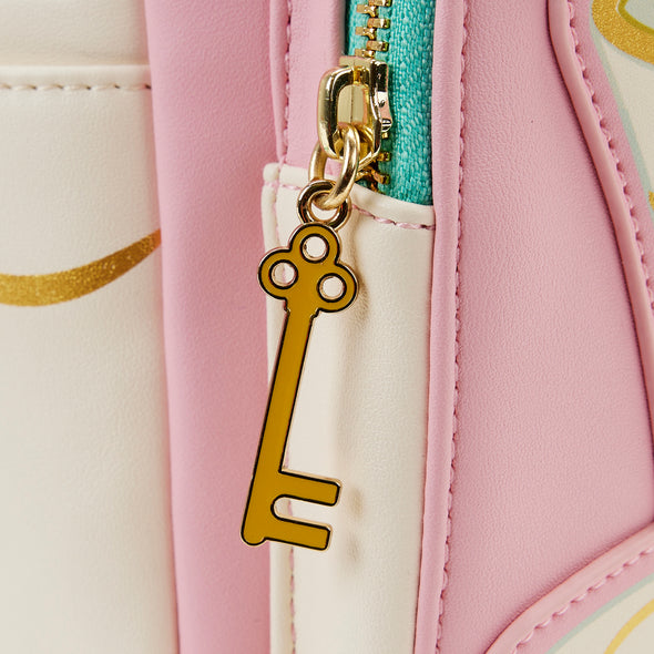 Loungefly Disney Cinderella Gus Gus and Jaq Teacup Mini Backpack