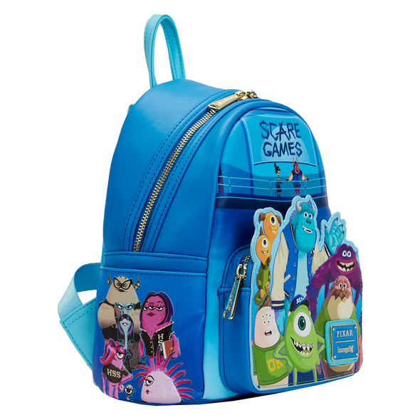 Loungefly Pixar Monsters University Scare Games Mini Backpack