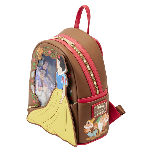 Loungefly Disney Snow White Lenticular Princess Series Mini Backpack